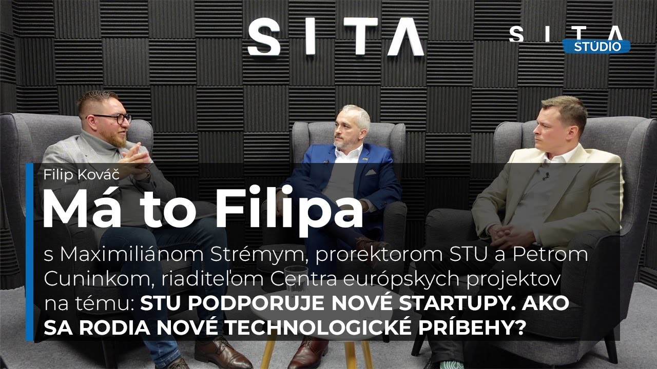 Maximilián Strémy a Peter Cuninka o podpore STU a nových startupoch | Má to Filipa