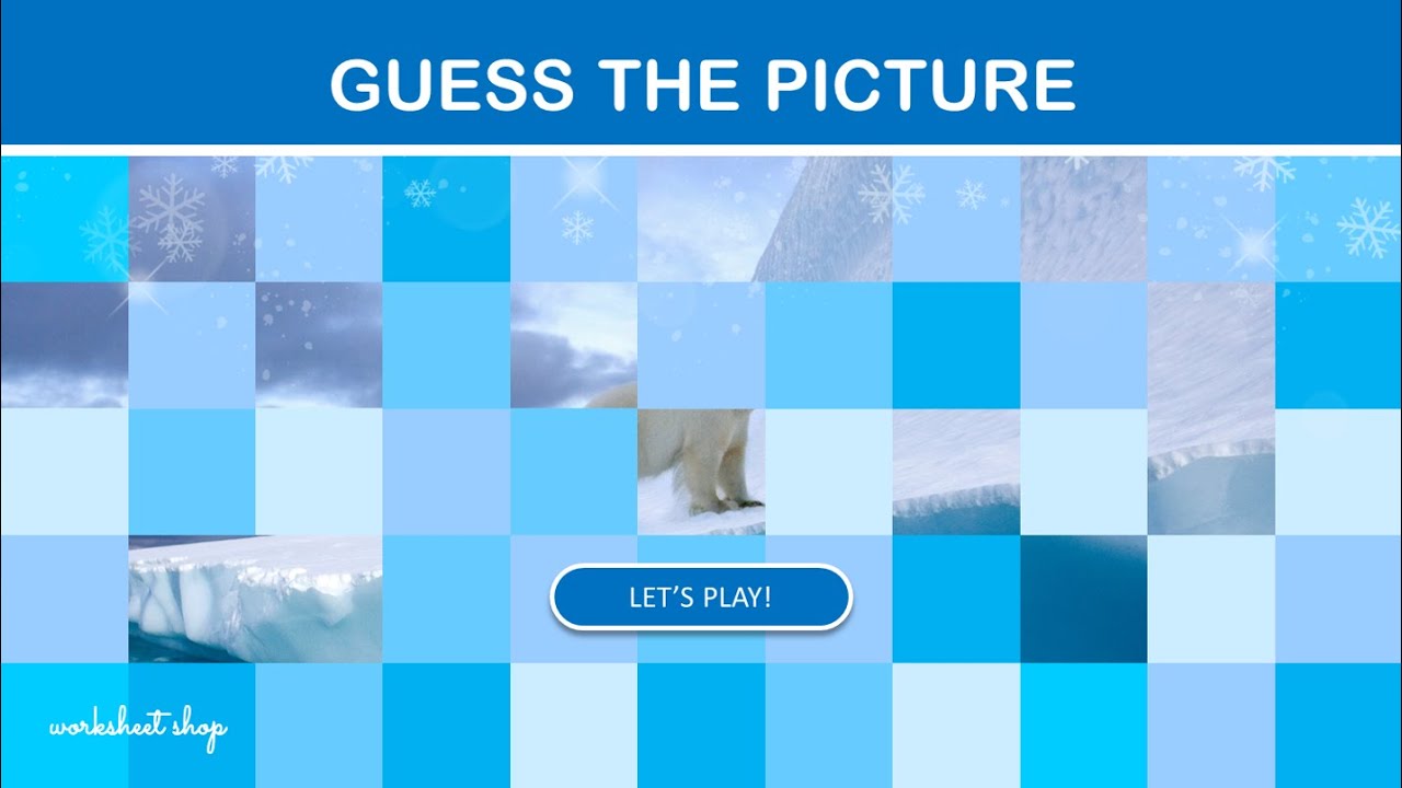 ❄️ Picture Quiz - Guess the Picture | Family Games | Winter Activities 🐧