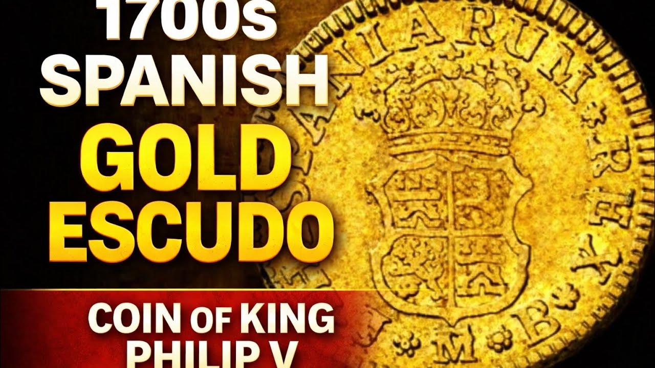 Rare Spanish Gold Escudo of King Philip V | 18th Century Gold Coin 1750