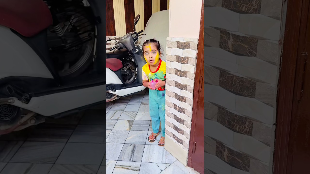 Anaya Or Papa Ne Kheli Dada-Dadi Ke Sath Holi 😂