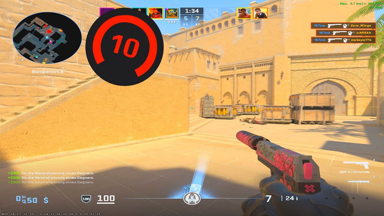 1280x1024 | 360 Гц | CS2 FACEIT УРОВЕНЬ 10