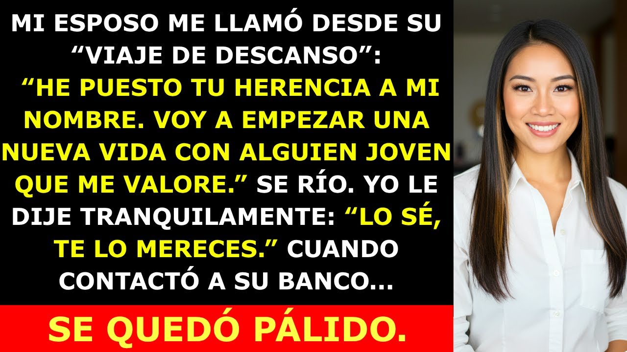 Mi Esposo Puso Mi Herencia a Su Nombre Durante un “Viaje” con Otra Mujer — Luego Me Llamó...