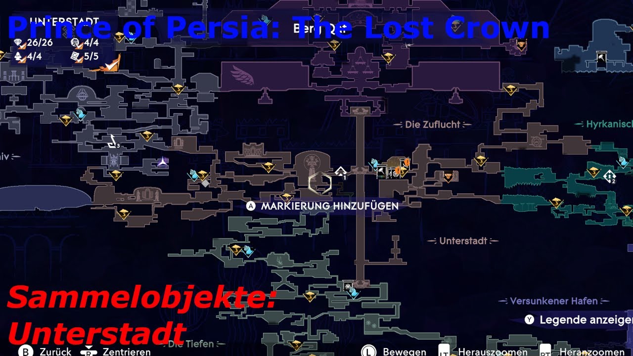 Prince of Persia: The Lost Crown Walkthrough - Sammelobjekte - Unterstadt