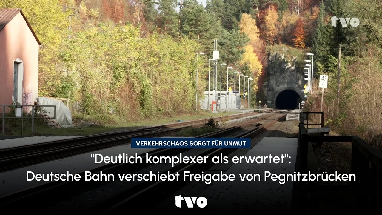 Deutsche Bahn verschiebt Freigabe von Pegnitzbr&uuml;cken - 