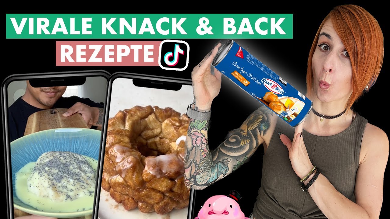 Ich teste VIRALE Knack & Back Rezepte von TikTok (Blobfisch!)