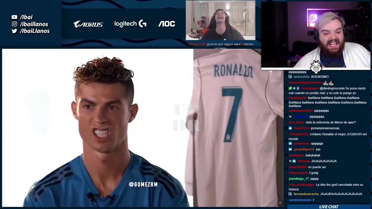 IBAI REACCIONA A LA PEOR ENTREVISTA DE CRISTIANO RONALDO *LLORA DE RISA*