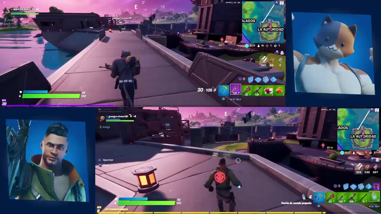 FORTNITE 2 PLAYER #PS4