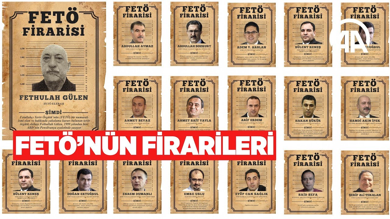 FETÖ'nün firarileri: Elebaşları-finansörleri-tetikçileri