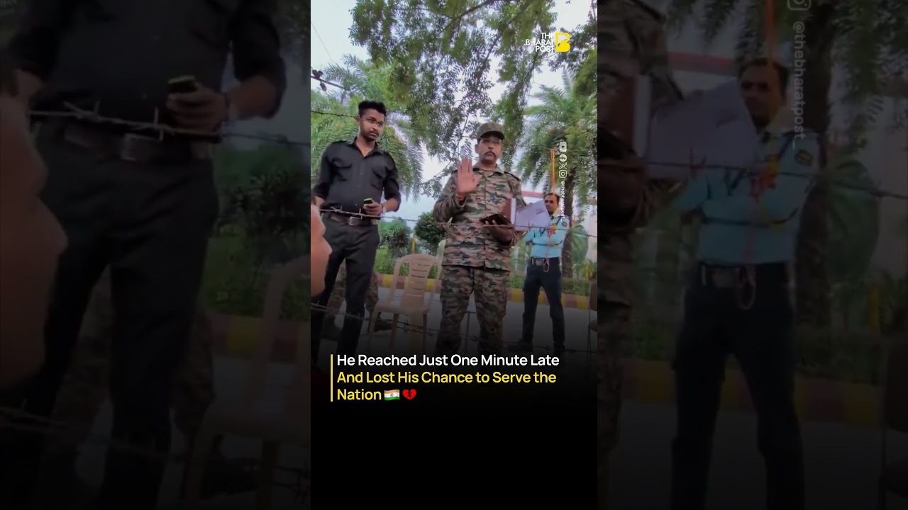 Army Aspirant Denied Entry by 1 Minute: Heartbreaking Moment | The Bharat Post