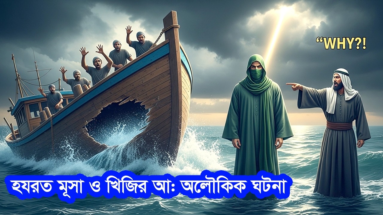 কেন নৌকা ভাঙলেন । কেন শিশুকে হত্যা । সূরা কাহফ এর গভীর রহস্য