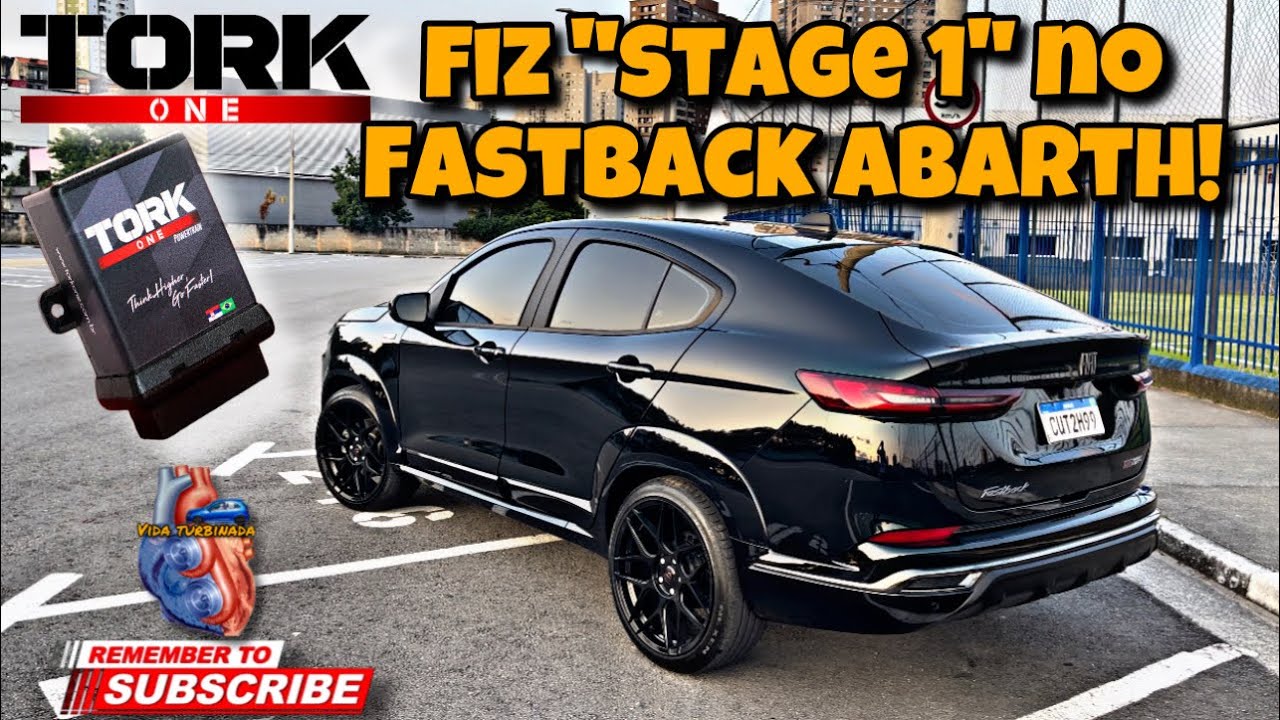 Fiz “stage 1” no Fastback Abarth com piggyback @torkonetv !