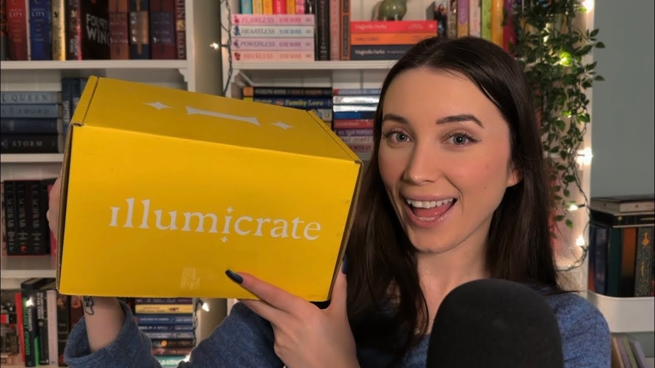 ASMR 📚 Illumicrate Book Subscription Box Unboxing - Dec 2023