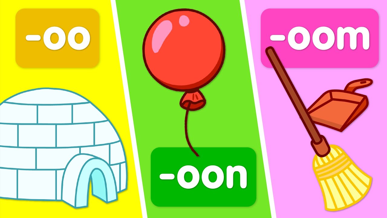 Turn & Learn: Word families that use the “oo” sound