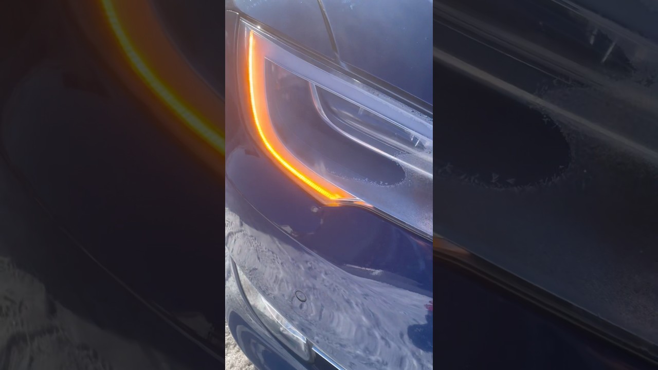 🇫🇮вода в фарах Тесла, потеря герметичности ржавые детали #teslamodels 350к км, 2016 19.3.24 0&deg;