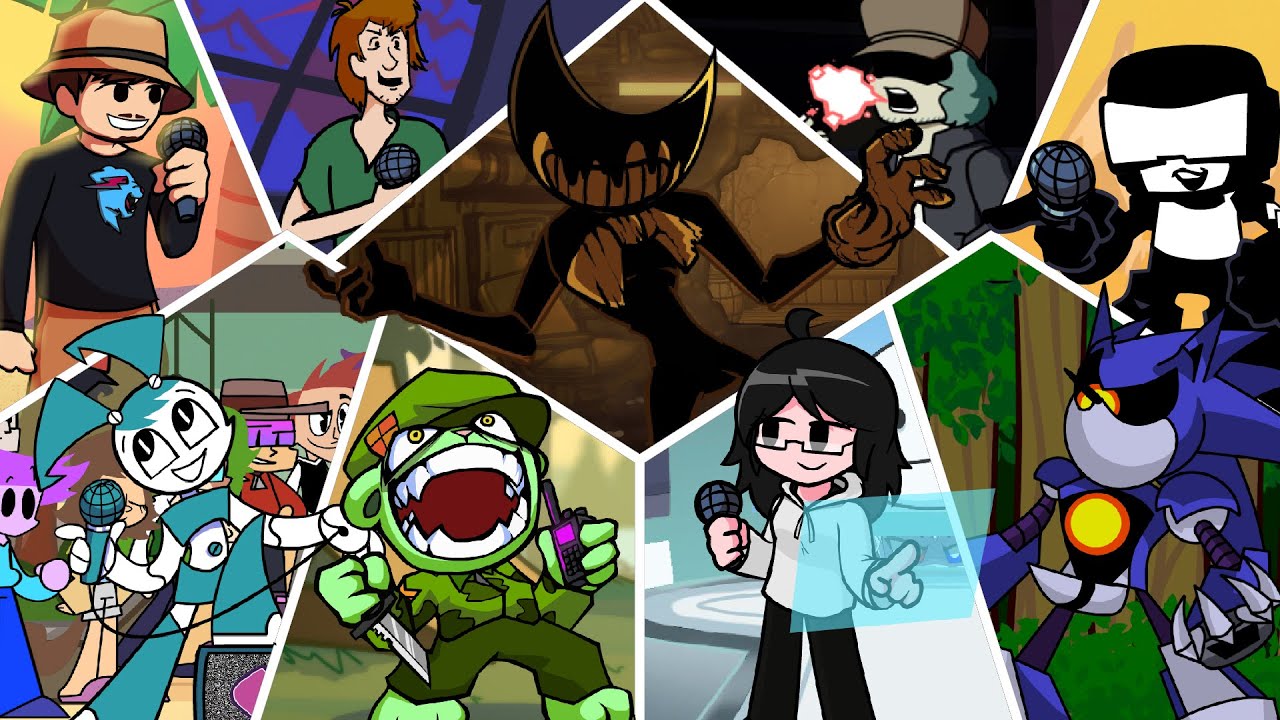 FNF Last Reel - But Every Turn A Different Character Sings It!