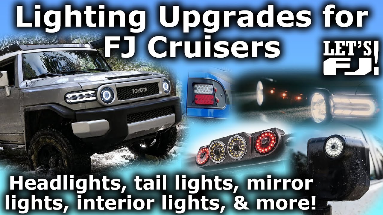 Модернизация фар на FJ Cruiser — прощайте тусклые лампочки! — Светодиоды, HID и многое другое!