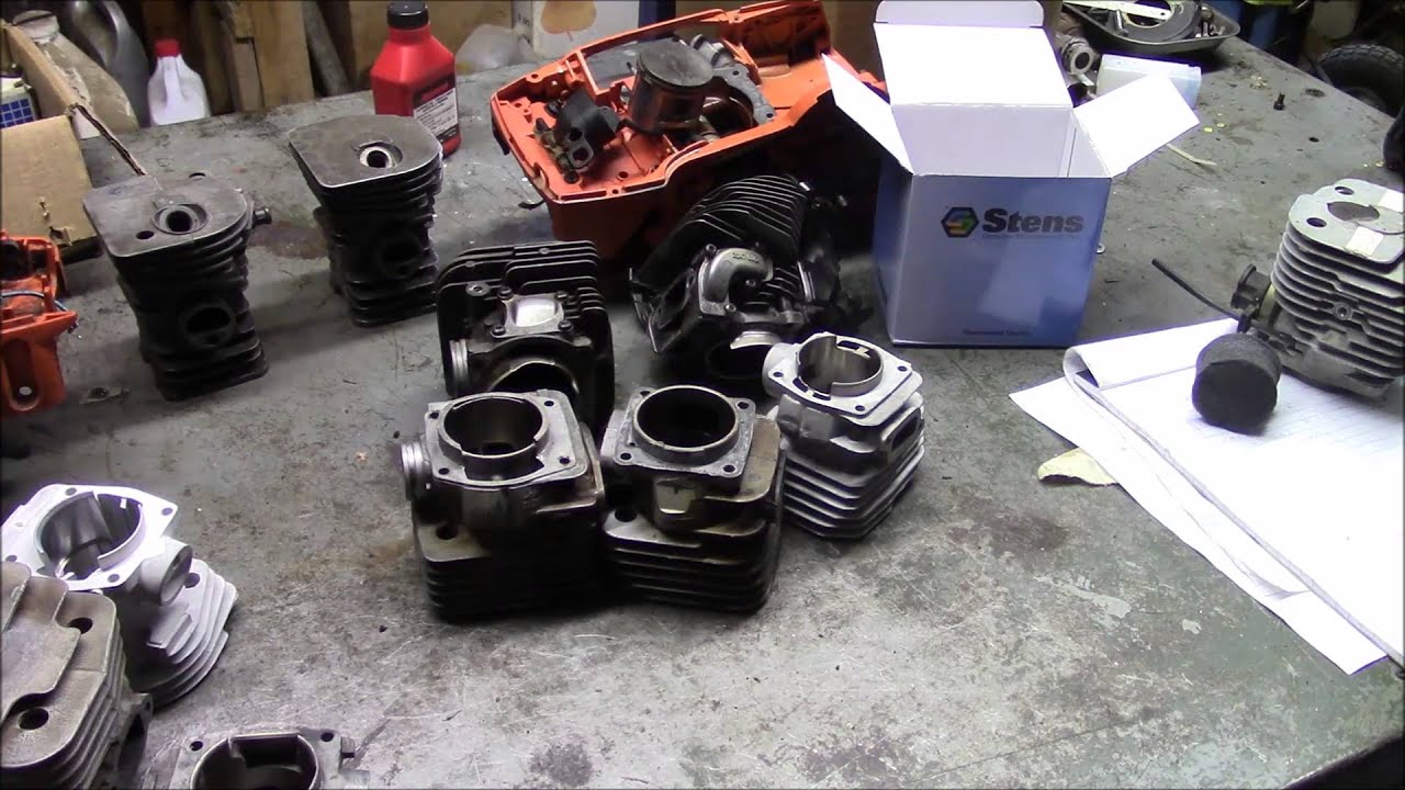 What Is an Open Port Cylinder?? What does a Clam Shell vs. Conventional  Chainsaw Design Mean?