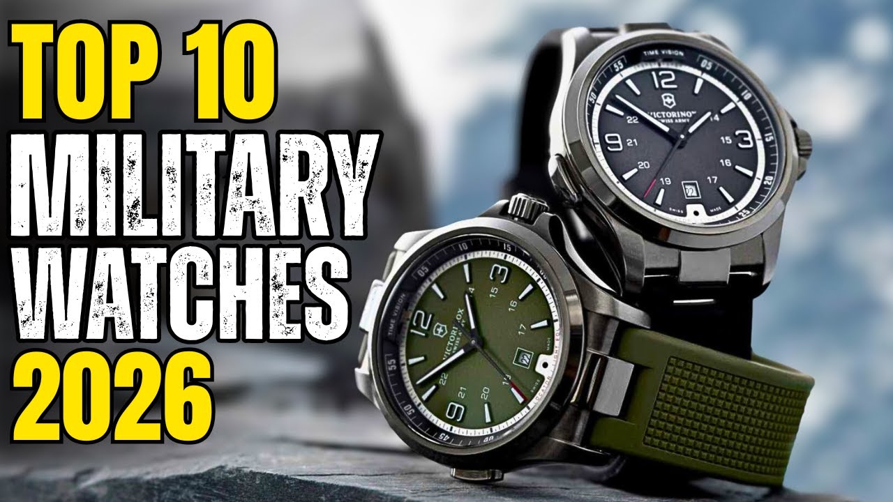 10 Durable Military Watches For Men Of 2026!! BUYER'S GUIDE