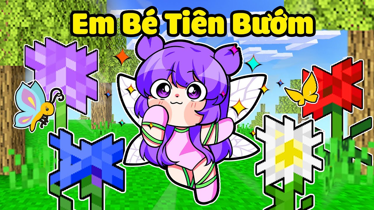NABEE EM BÉ TIÊN BƯỚM LẦN ĐẦU ĐƯỢC ĐÓN TẾT VỚI CON NGƯỜI TRONG MINECRAFT*NABEE EM BÉ TIÊN BƯỚM 👶🦋