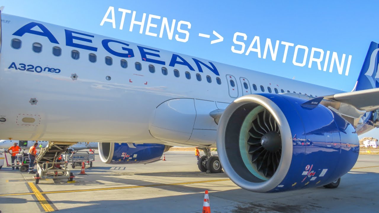 TRIPREPORT | Domestic flight in Greece | Aegean | A320neo | Athens (ATH) - Santorini (JTR) | Economy
