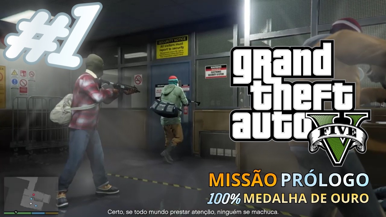 GTA V Prólogo: Primeira Missão com Michael, Trevor e Brad | Enquanto não chega o GTA VI #1