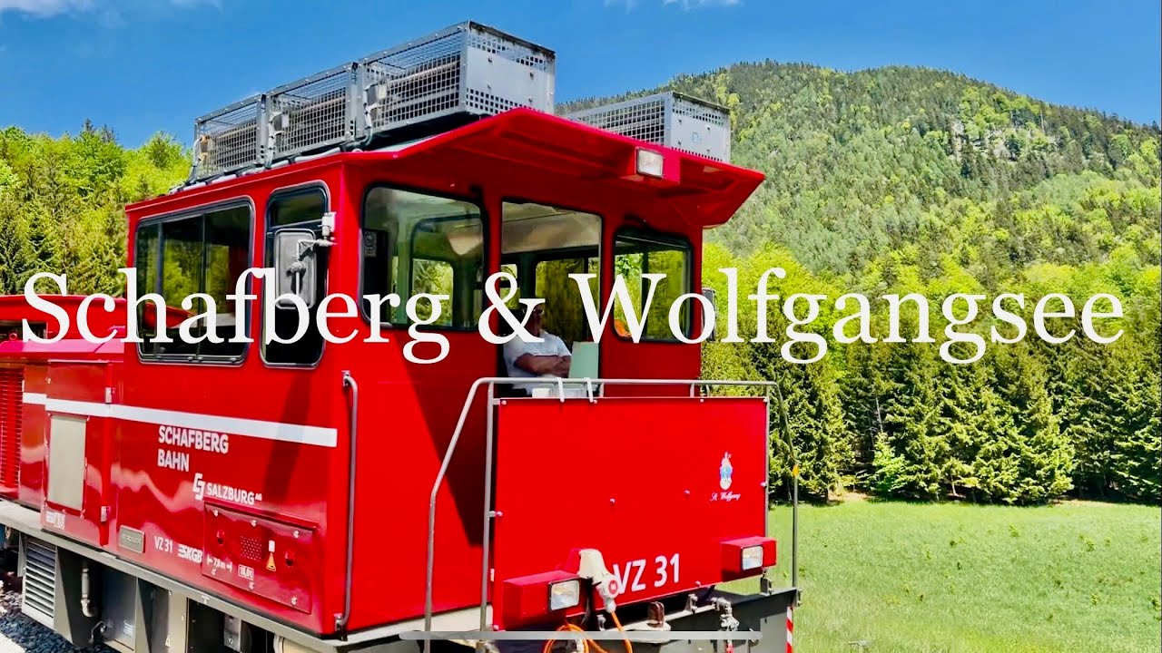 Schafbergbahn am Wolfgangsee Erholungsziel St. Wolfgang Schafberg Salzburg Land Österreich Austria