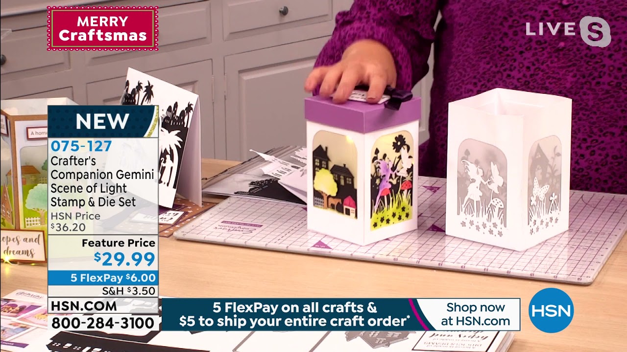 Crafter's Companion Gemini Scene of Light Stamp and Die ...