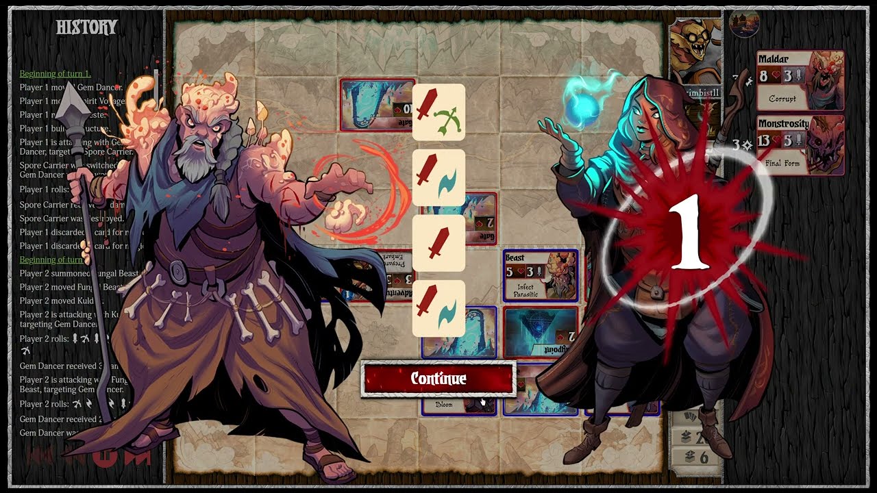 Summoner Wars - Tournament of Champions - Fungal Dwarves(Aaron) vs Wayfarers (Marimbis).