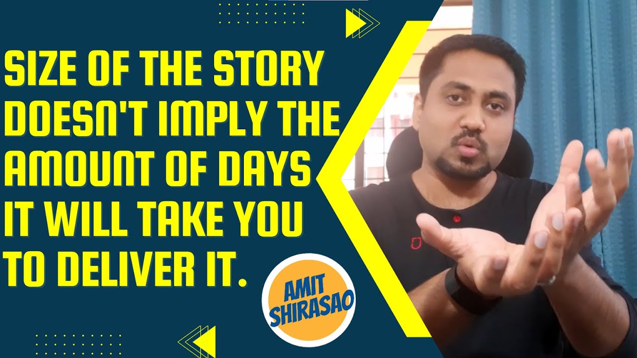 Size of the story doesn't imply the amount of days it will take you to deliver it.