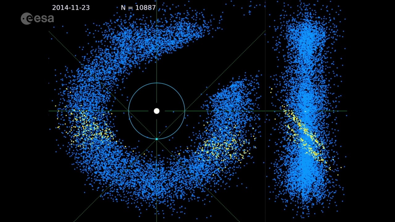Selected asteroids detected by Gaia between August 2014 and May 2016