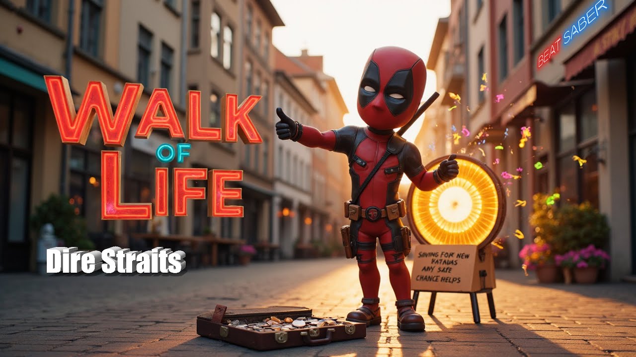 🎸 Deadpool Walks the Walk of Life | Dire Straits | Beat Saber