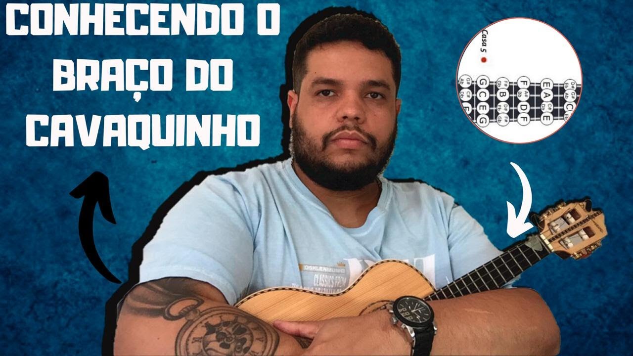 Aula de Cavaquinho - Notas no Braço do cavaquinho