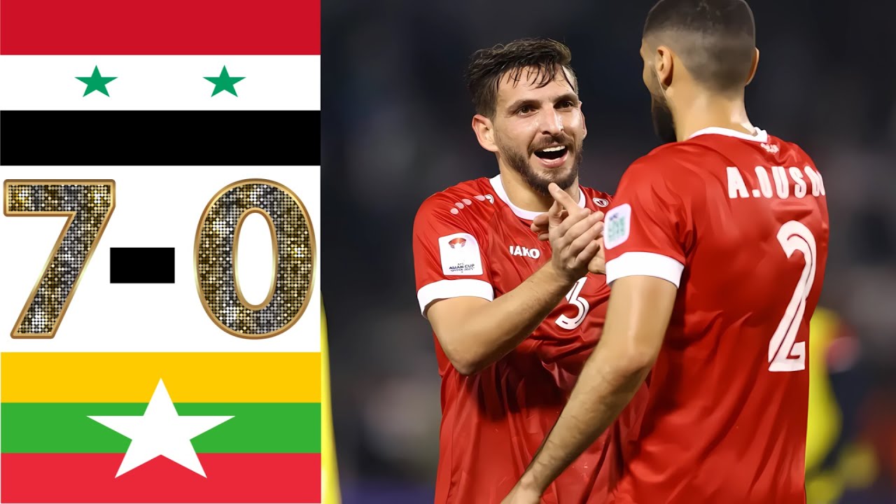 ملخص مباراة سوريا × ميانمار | مهرجان أهداف للنسور 🔥🔥 | تصفيات كأس العالم 2026