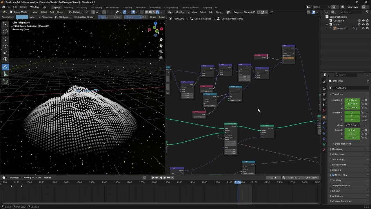 Explaining blender geometry nodes attributes