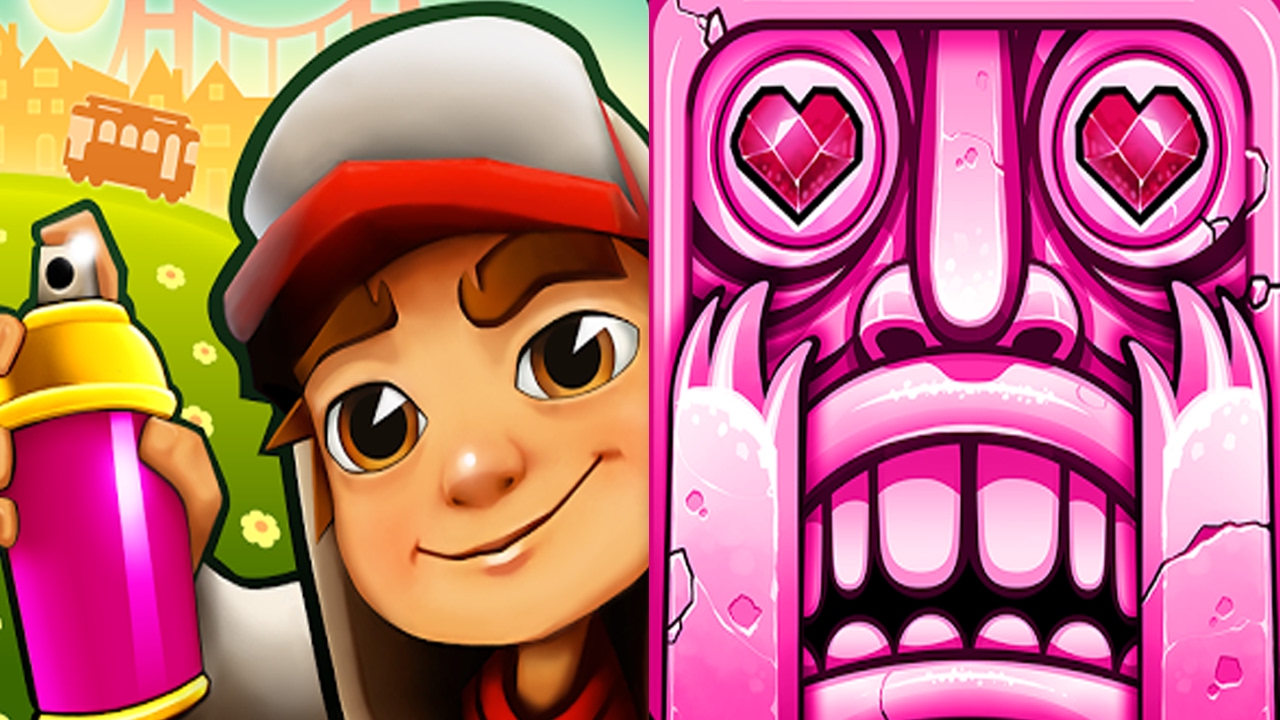 Subway Surfers San Francisco VS Temple Run 2 Blazing Sands Android Gameplay HD