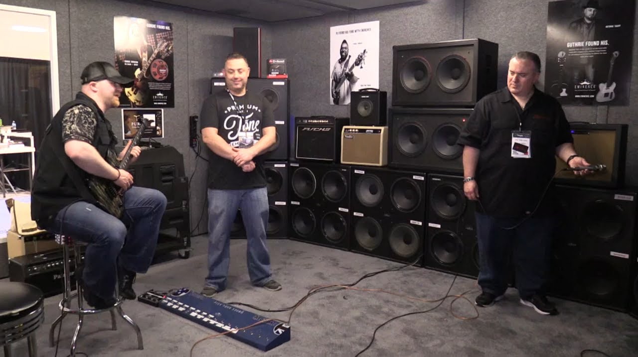 30 Guitar Speakers in 10 Minutes!  Ultimate Speaker Shoot-Out : Eminence Winter NAMM 2014