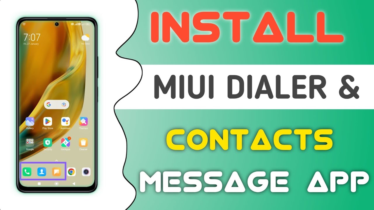 How To Install Miui Dialer No Root | How To Install Miui Message No Root | Install Miui Dialer