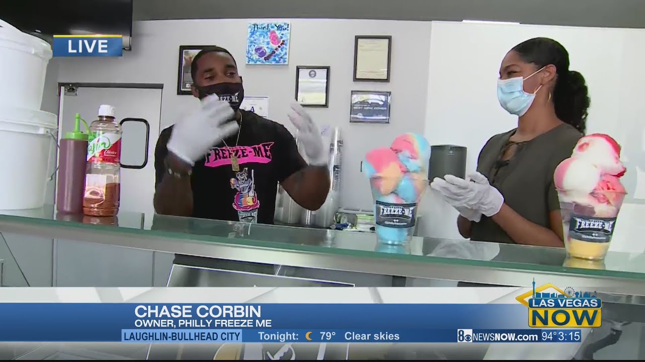 Tasting the frozen treats at Philly Freeze Me