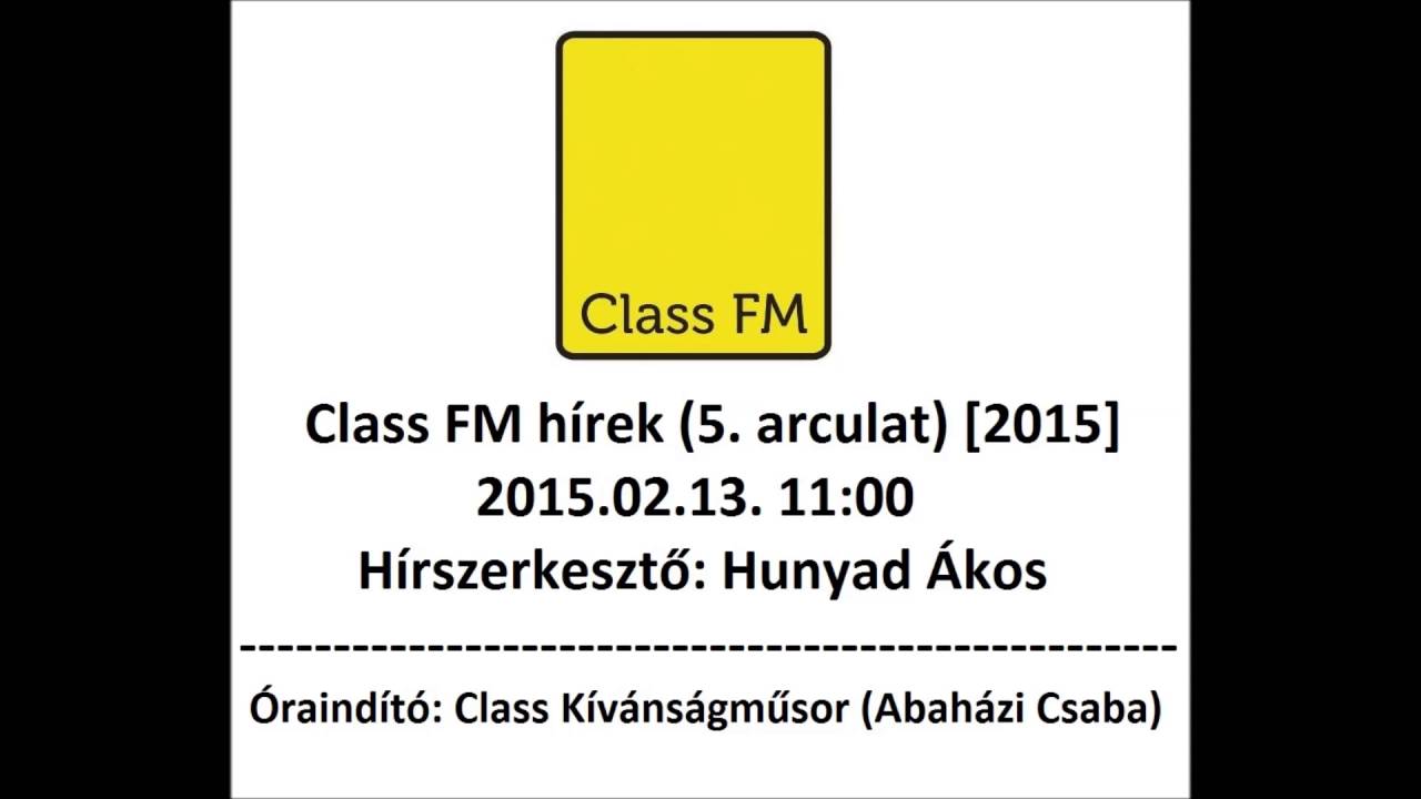 Class FM hírek (2015) 5. arculat