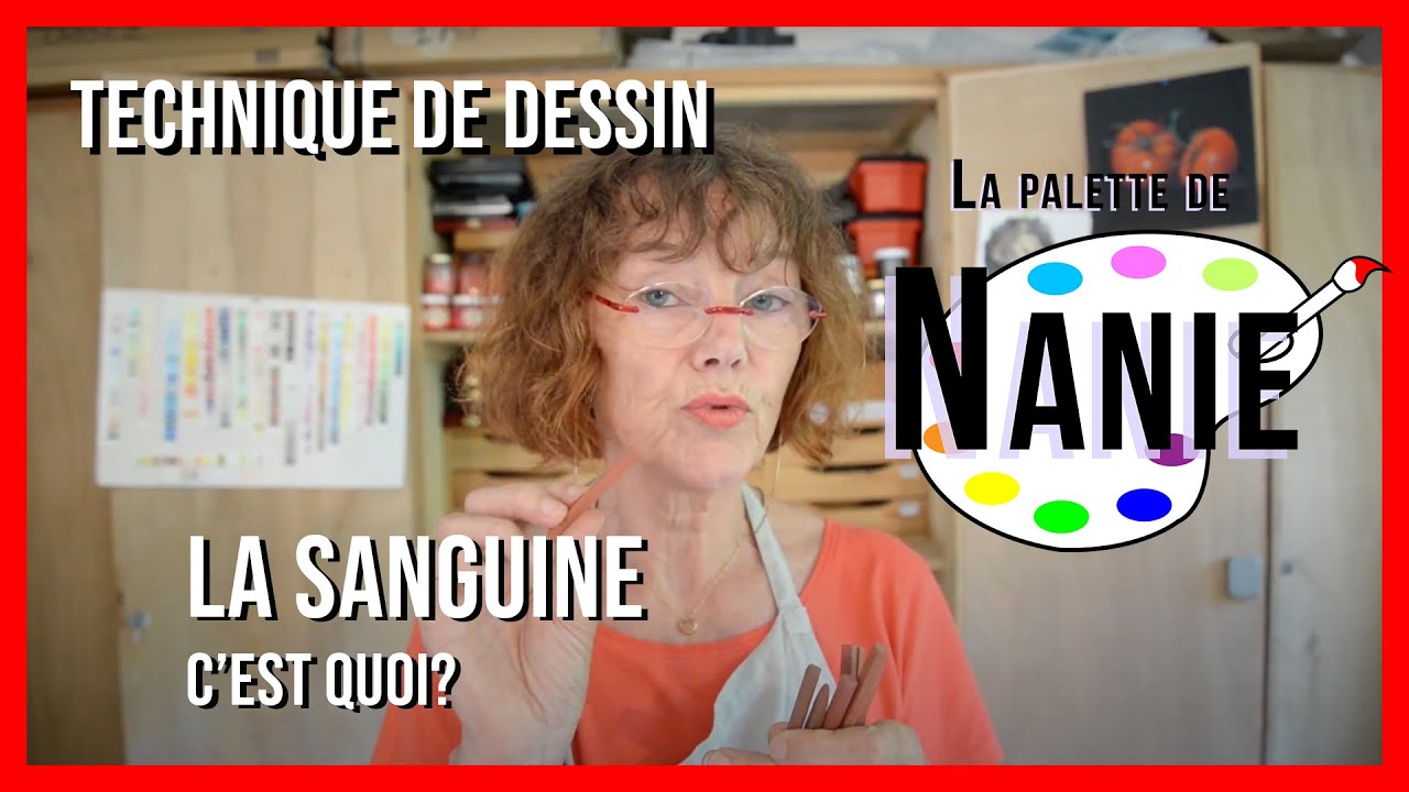 Techniques de dessin - La sanguine  # 1 - La sanguine  c'est quoi ?