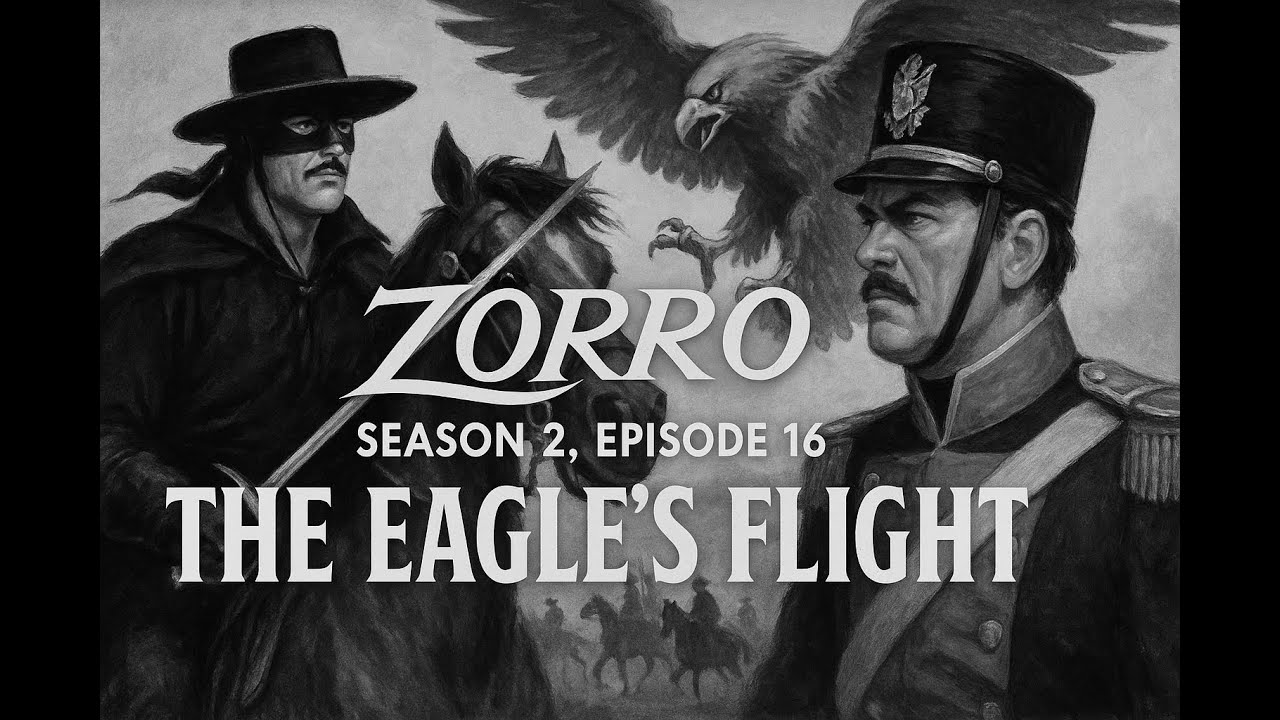 Zorro (1957)[4K]&ndash;S02E17: &ldquo;The Eagle&rsquo;s Flight&rdquo; #GuyWilliams #DisneyZorro #ClassicTV #RetroTVShow