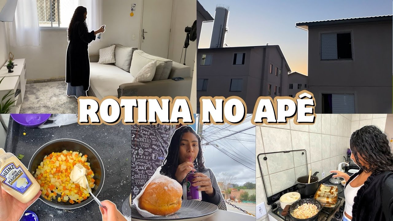 MINHA ROTINA MORANDO NO APARTAMENTO - dois dias comigo + almoço de domingo ✨💗
