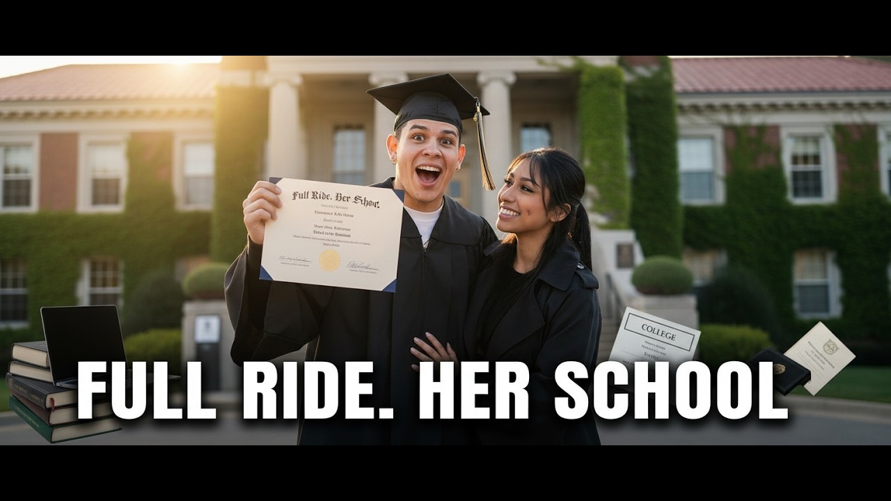 She got me into college for FREE! Secret Hack!!
