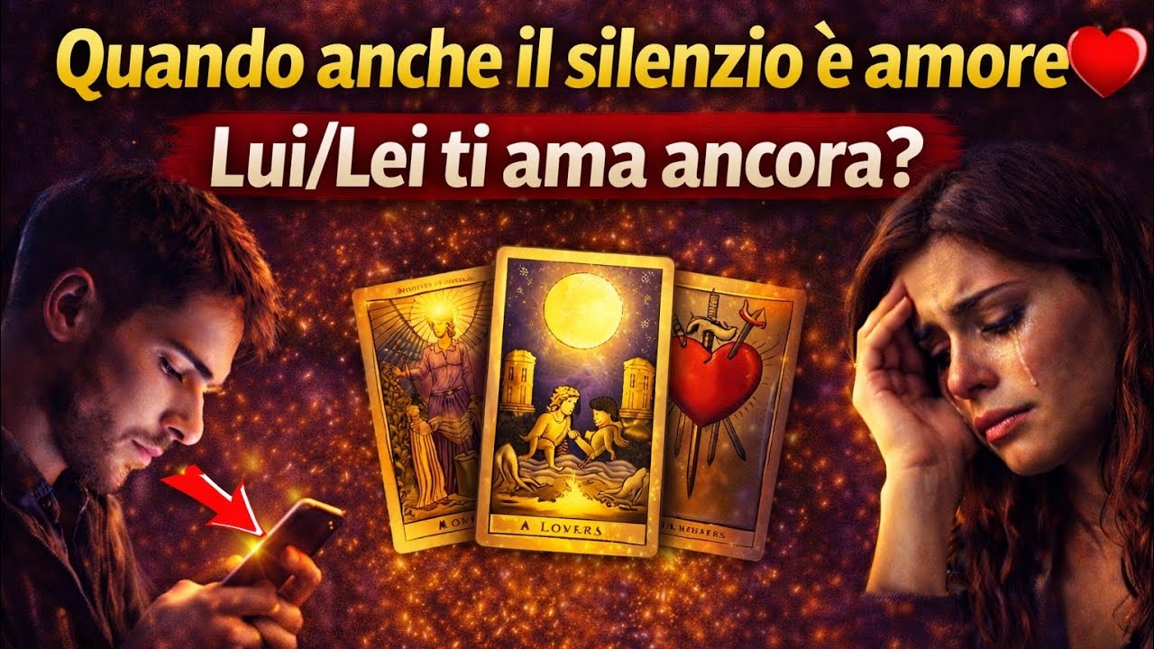 🔥 &ldquo;Quando anche il silenzio &egrave; amore ❤️ Lui/Lei ti ama ancora?&rdquo; #tarot 
