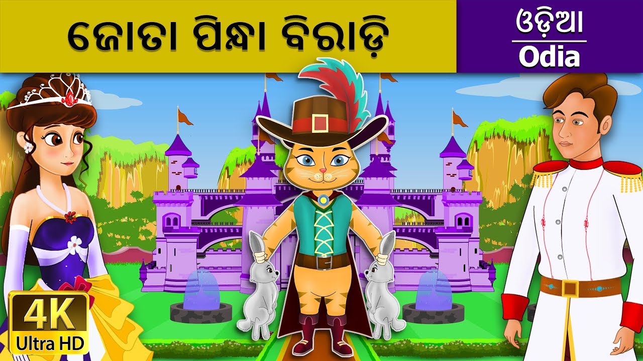ଜୋତା ପିନ୍ଧା ବିରାଡ଼ି | Puss in Boots in Odia| Odia Story | Fairy Tales in Odia | Odia Fairy Tales