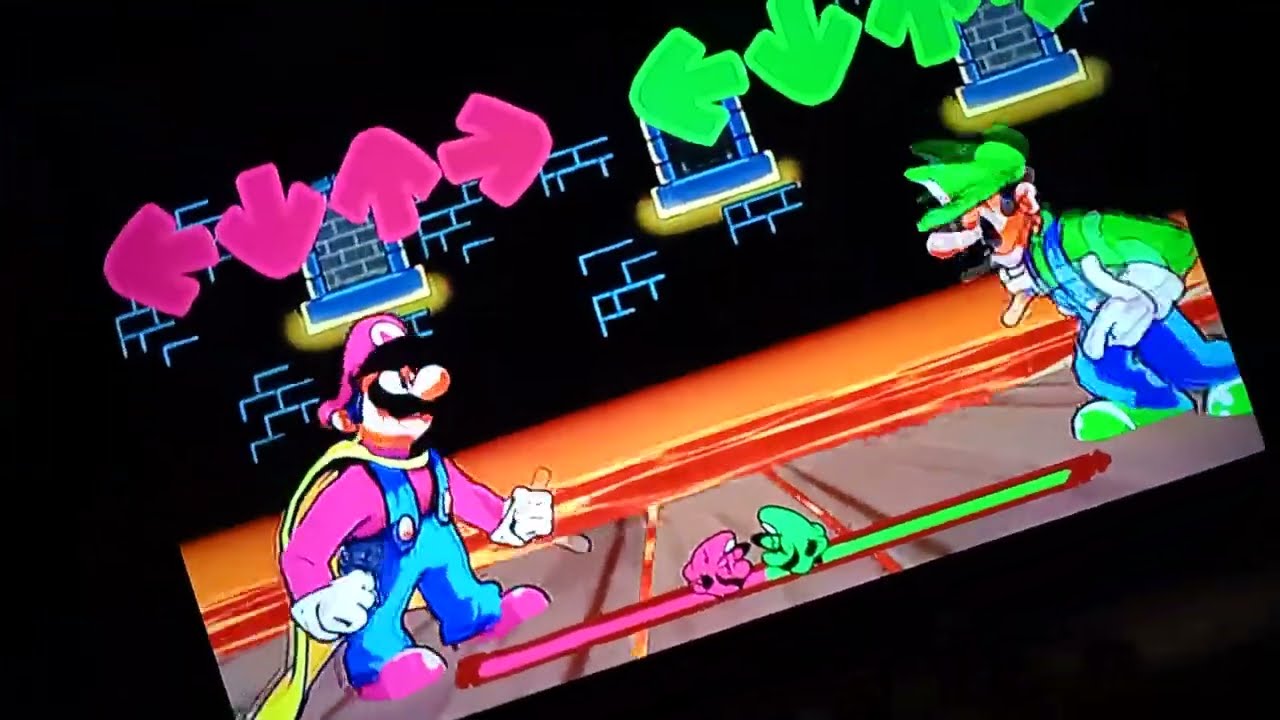 Oh God No but...Mod FNF Friday Night Funkin' Mario's Mandess V2, Primeiro Vídeo, Meta: 100 Likes :-)