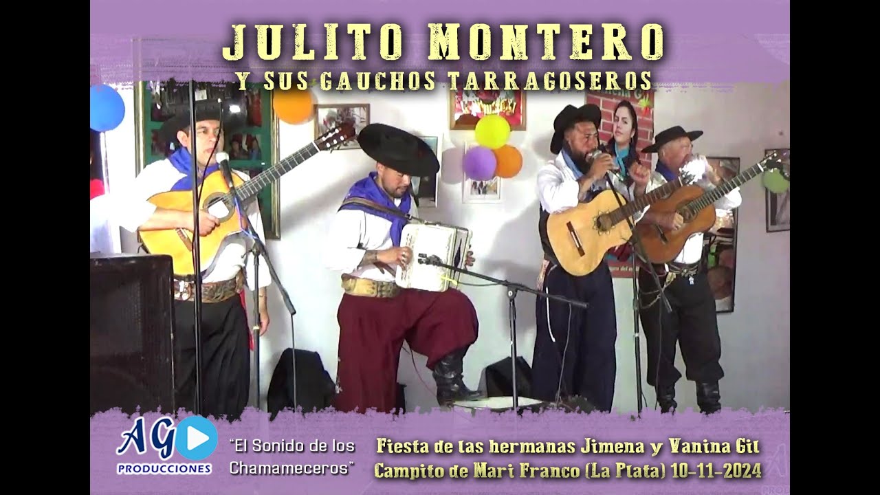 JULITO MONTERO Y SUS GAUCHOS TARRAGOSEROS EN VIVO 2024 | Fiesta de las Hermanas Gil 10-11-2024 🔥🔥🔥