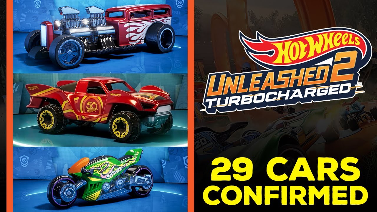 Hot Wheels Unleashed 2 - All 29 CARS CONFIRMED (CAR LIST) | HWU2 Turbocharged