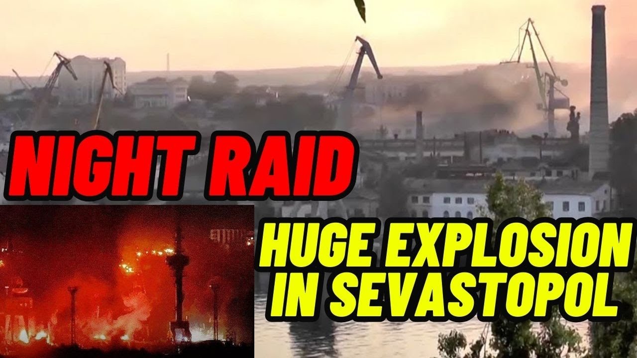 Ukraine ATTACK RUSSIAN shipyard in Crimea. #ukraine #sevastopol #ukraineattack