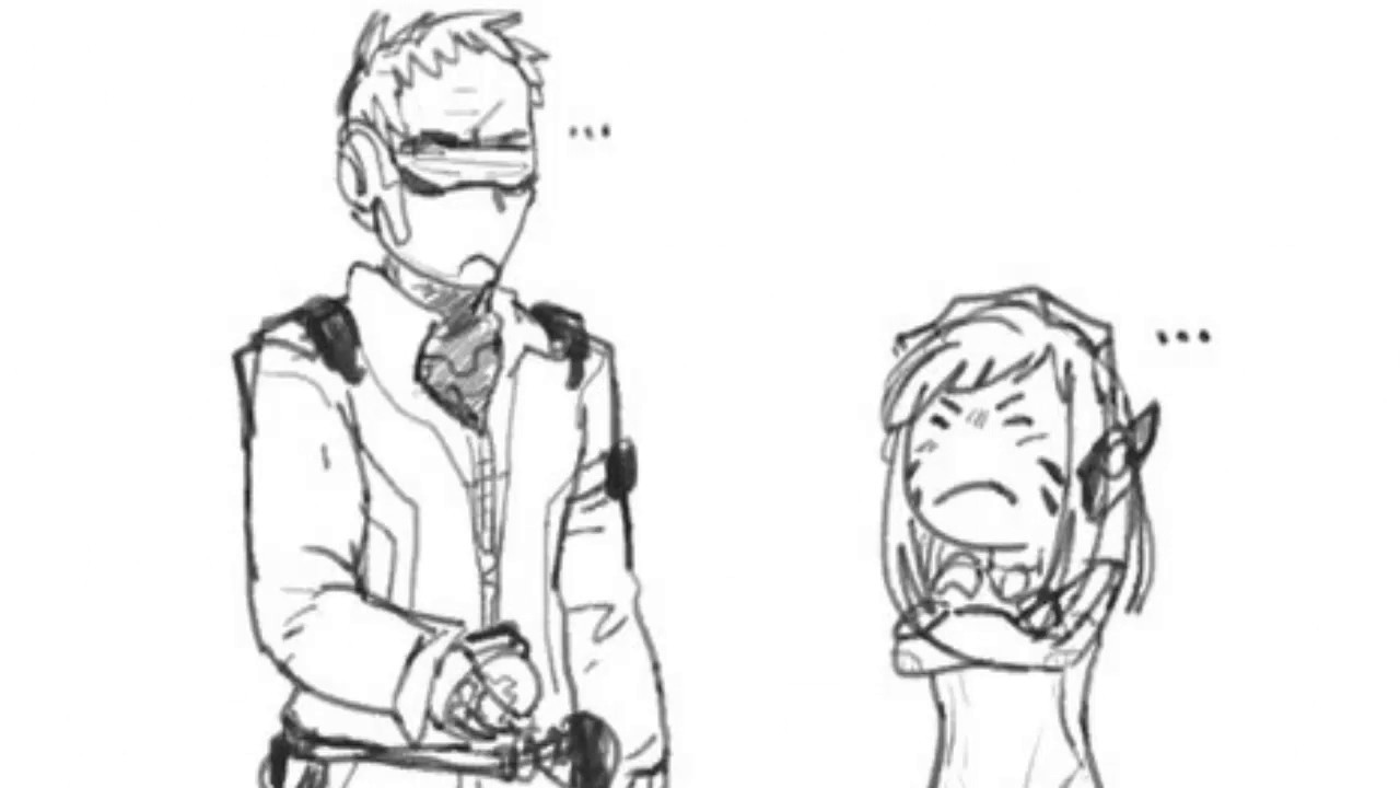Overwatch Comic - ''No le grites a tu padre'' (D.Va & Soldado 76)